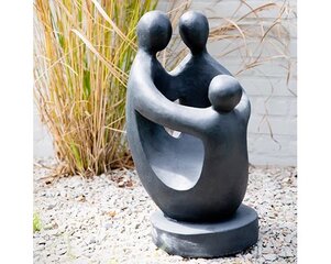 Family Of Three Polymagnesium Outdoor Statue - image 1