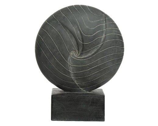 Round Fibre Clay Outdoor Statue - image 1