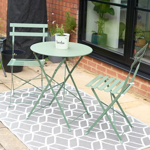 Helsingborg Bistro Set Green - image 1