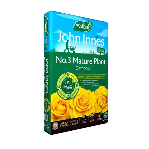 John Innes Peat Free No 3 Mature Plant Compost 28L - image 2