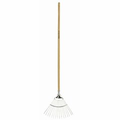 Kent & Stowe Stainless Steel Long Lawn and Leaf Rake - image 2