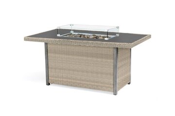 Kettler Palma Corner White Wash L/H with Fire Pit Table - image 3