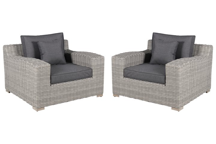 Kettler Palma Luxe Armchairs White Wash - image 1