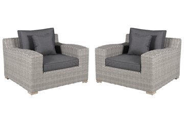 Kettler Palma Luxe Armchairs White Wash
