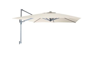 Kettler Wall Mounted Free Arm 2.5m Square Grey frame / Natural Canopy with fixing brackets