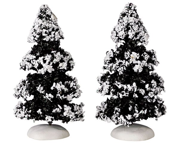 LEMAX EVERGREEN TREE, SET OF 2, SMALL