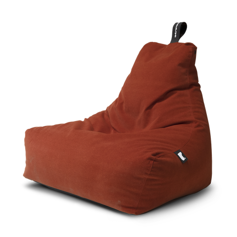 MIGHTY B BAG RUST BRUSHED SUEDE Beanbag