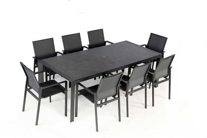 Supremo Portobello 8 Seat Rectangular Dining Set - image 4