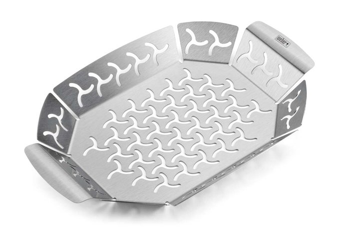 Premium grilling basket, Small, stainless steel - image 1