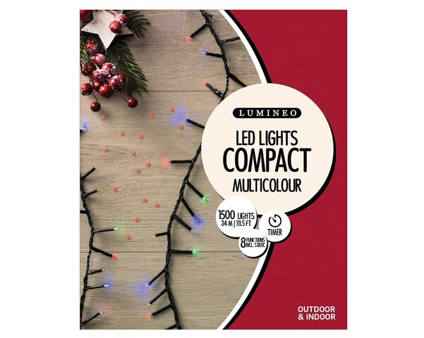 45m Compact LED Lights Multi - image 1