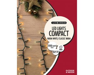 45m Compact LED Lights Warm White/Classic Warm