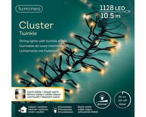 10m Cluster LED Lights Warm White/Classic Warm