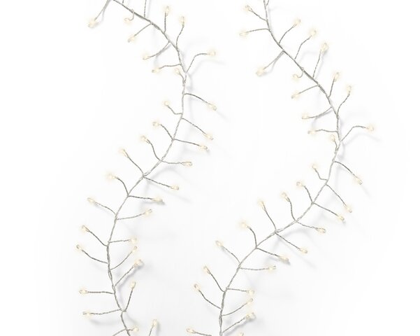 12m Micro Compact LED Lights Silver/Warm White - image 3