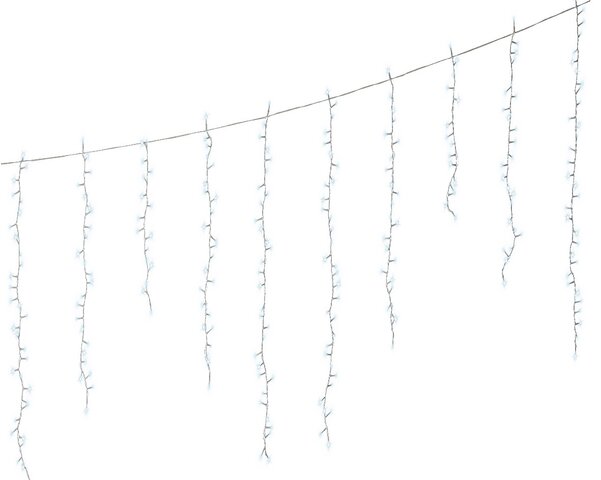 3.75m LED Compact Icicle Lights Connectable Cool White - image 3