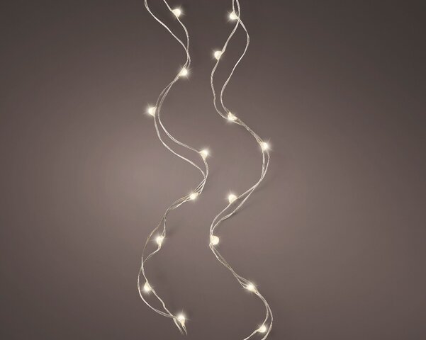 495cm Micro LED Lights Warm White - image 2