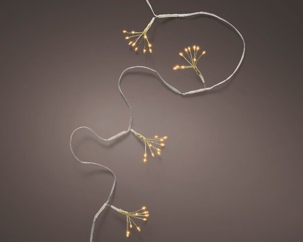 2m LED Sputnik Lights Gold/Classic White - image 2