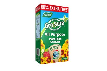 Gro-Sure 6 Month Slow Release Plant Food 1.1kg + 50% Extra Free 1.65kg