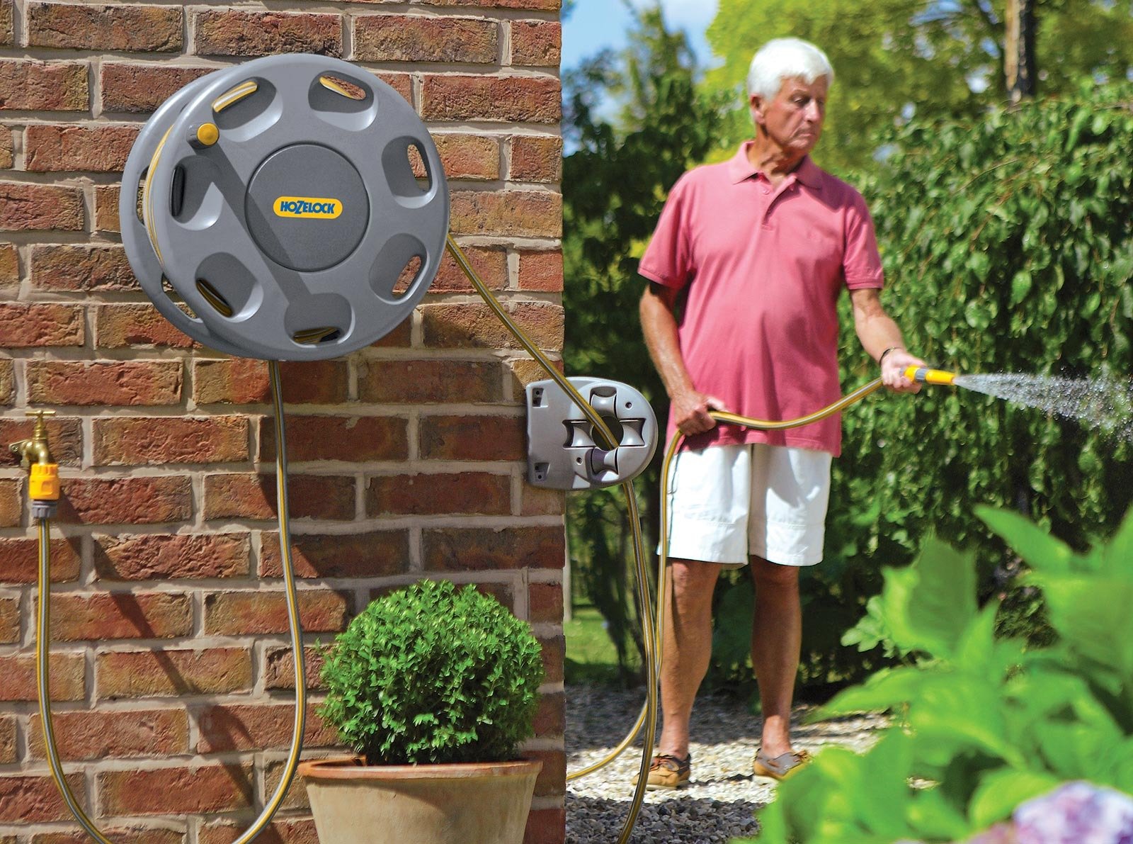 Wall Mounted Reel 60m - St Peters Garden Centre