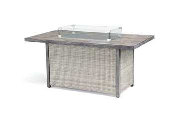Kettler Palma Corner White Wash R/H With Fire Pit Table - image 4