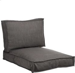 Salvador chair cushion anthracite 2 pieces