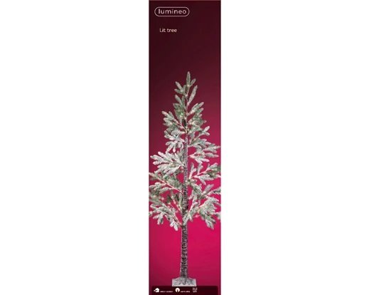 1.8m Micro LED tree snowy pine steady outdoor - image 2