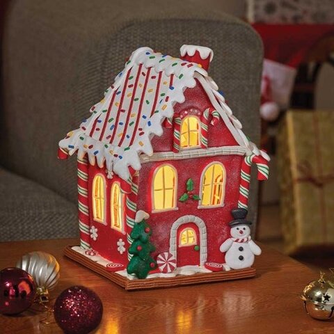 Gingerbread Frosty Candy Cabin - image 1