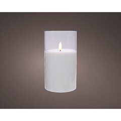12.5cm LED Wick Candle Glass (Battery Operated/Indoor) - image 2