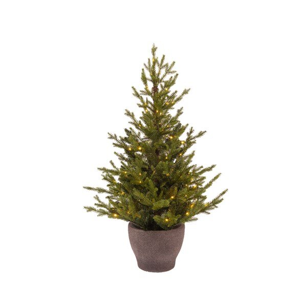 1.2m Potted Norway Spruce With Micro LEDs