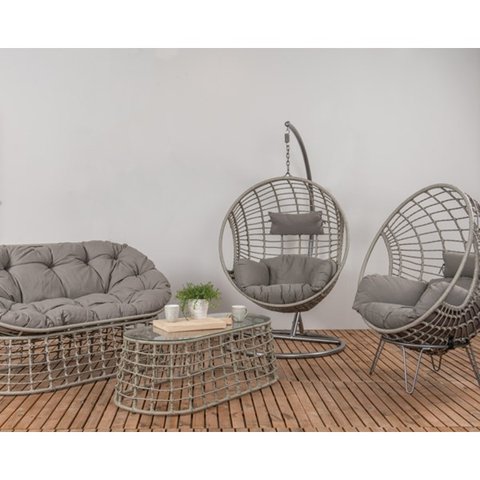 London Single Egg Chair Grey - image 3