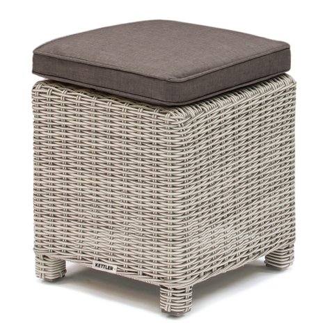 Kettler Palma Corner White Wash R/H With Fire Pit Table - image 5