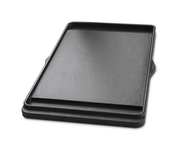 Griddle, Cast iron, fits Spirit 200 series with front-mounted controls - image 1