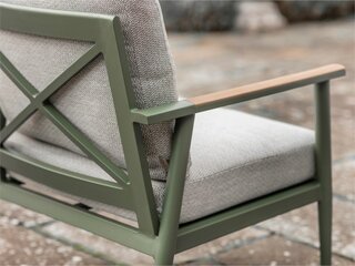 RHS Wisley Sage 2 Seater Sofa with Rectangle Coffee Table & 2 Armchairs - image 4