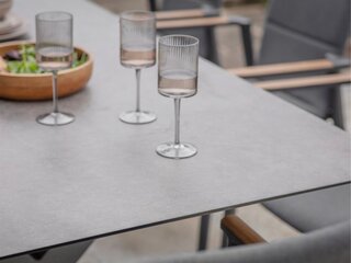 Sofia Extendable Dining Set with 8 Deluxe Armchairs - Anthracite - image 4