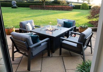 Supremo Melbury Four Seat Lounge with Fire Pit - image 2