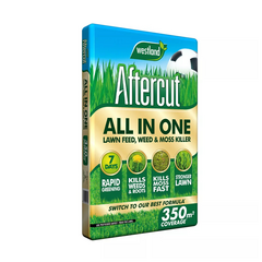 Westland Aftercut All In One Lawn Feed, Weed & Moss Killer 350sqm